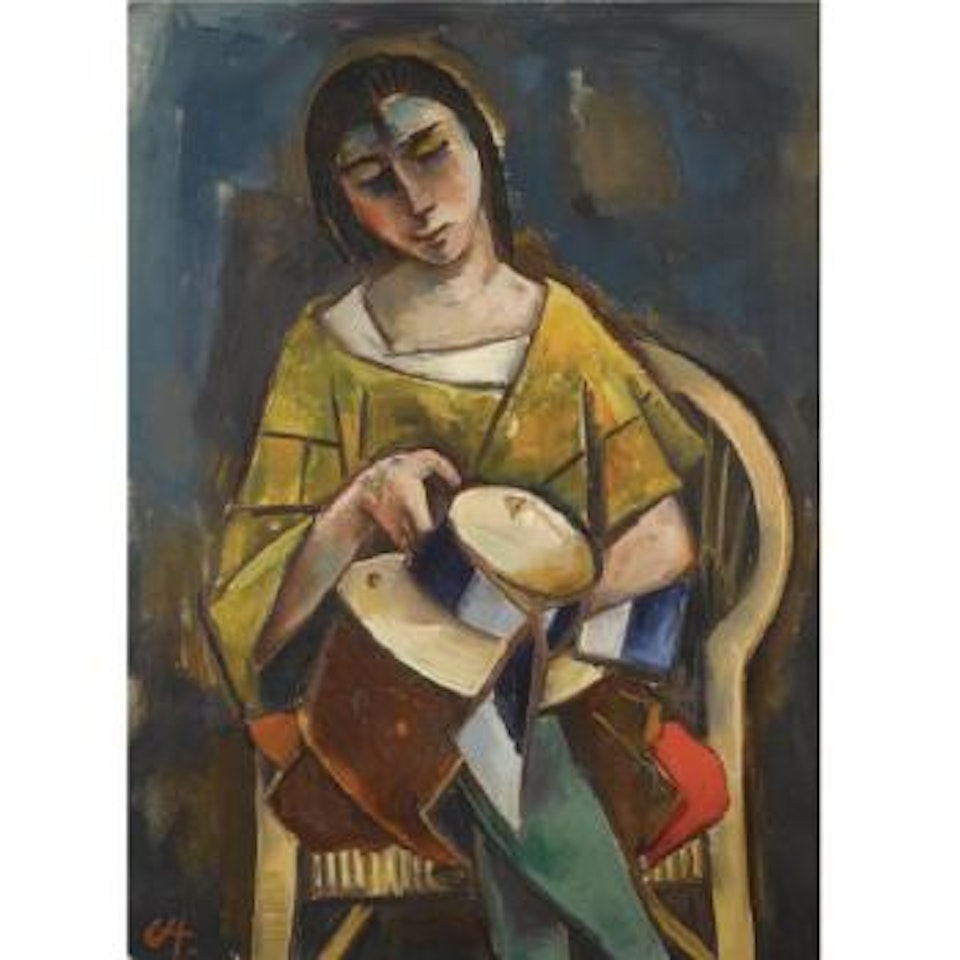 Putzmacherin (The Milliner) by Karl Hofer