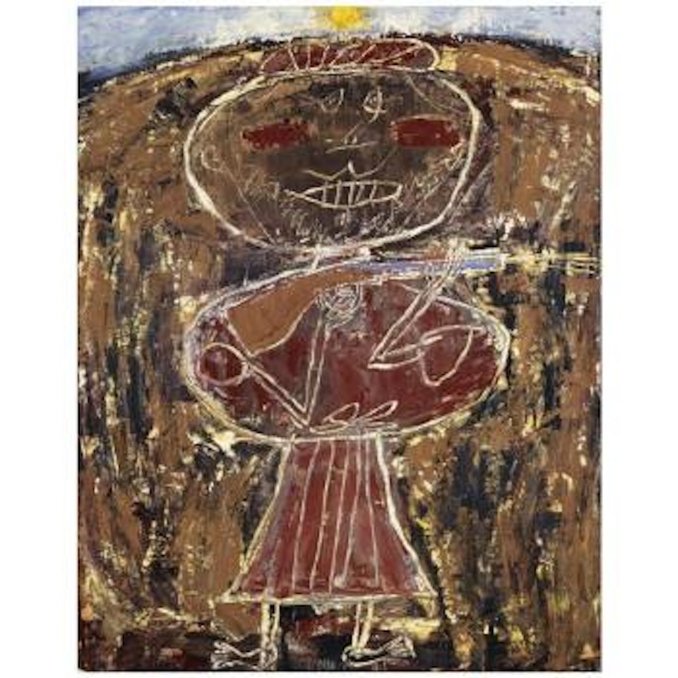 Arabe Au Fusil by Jean Dubuffet