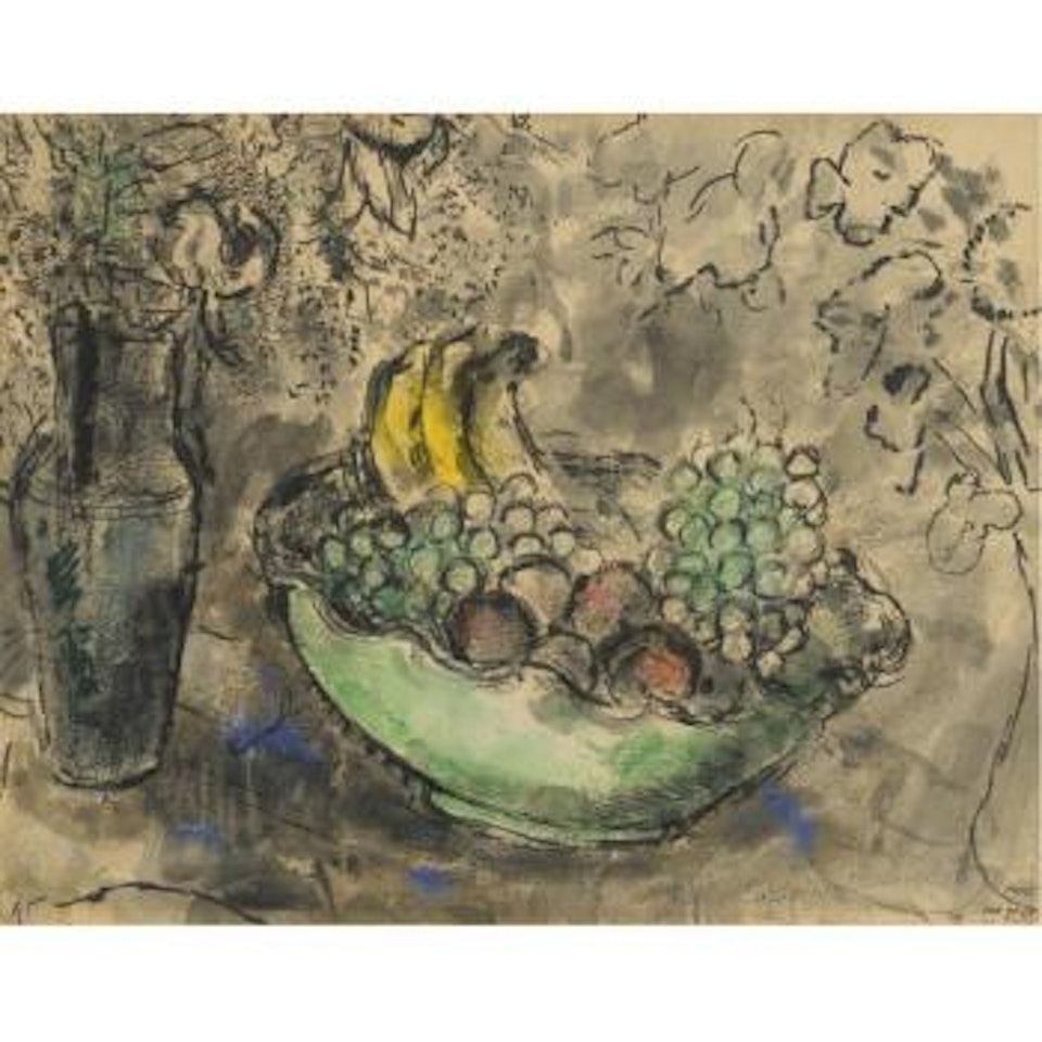 Coupe Verte Aux Fruits by Marc Chagall