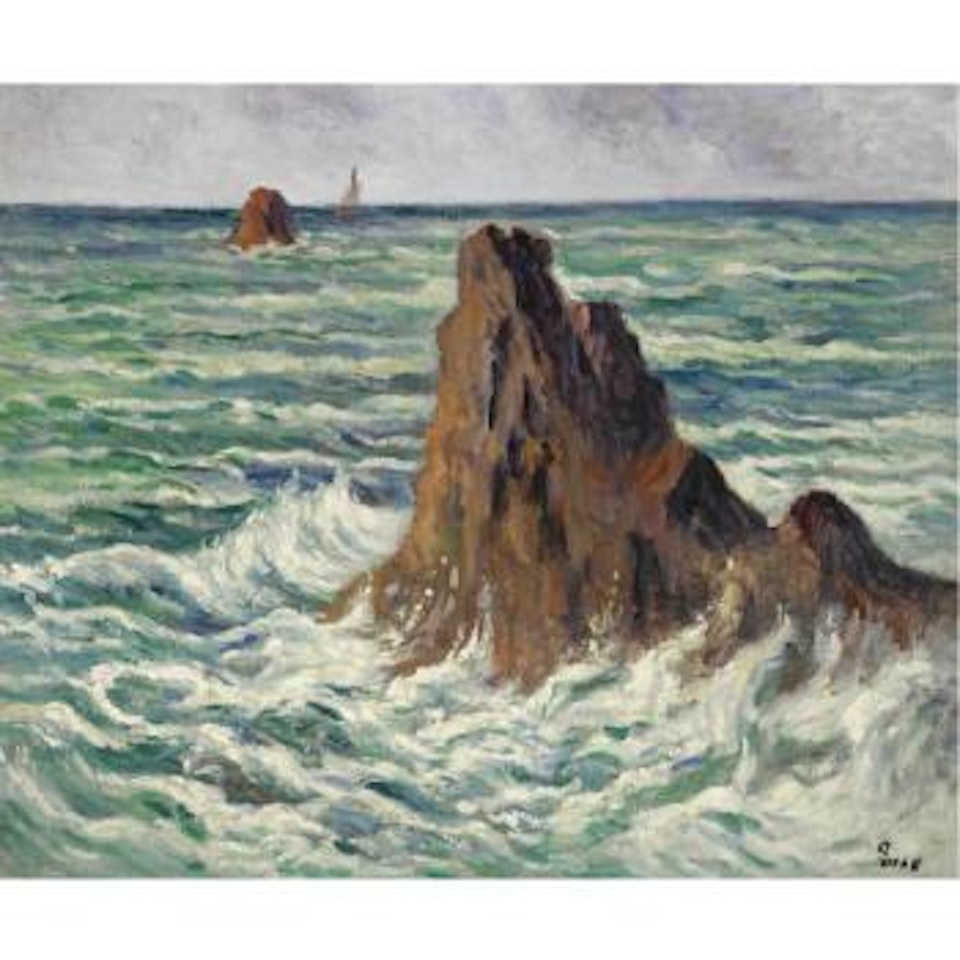 Locquivy, Les Récifs by Maximilien Luce