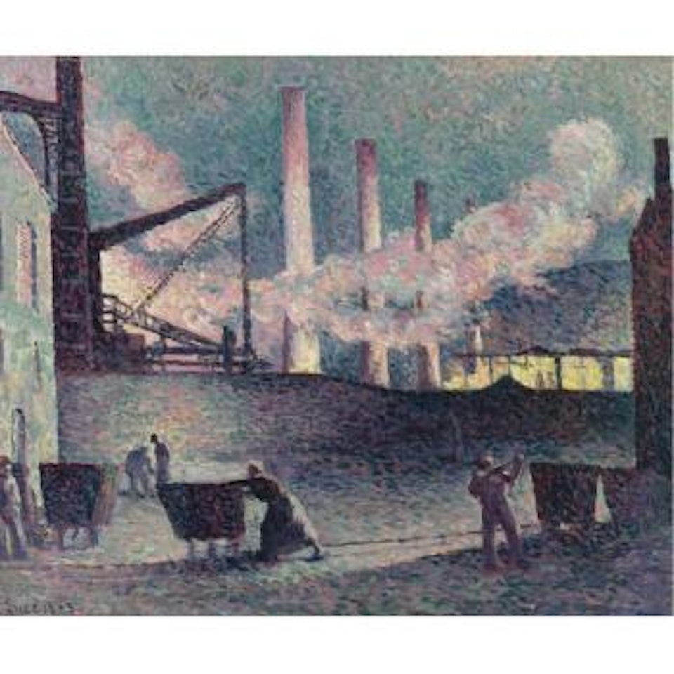 Four D'usines À Couillet by Maximilien Luce