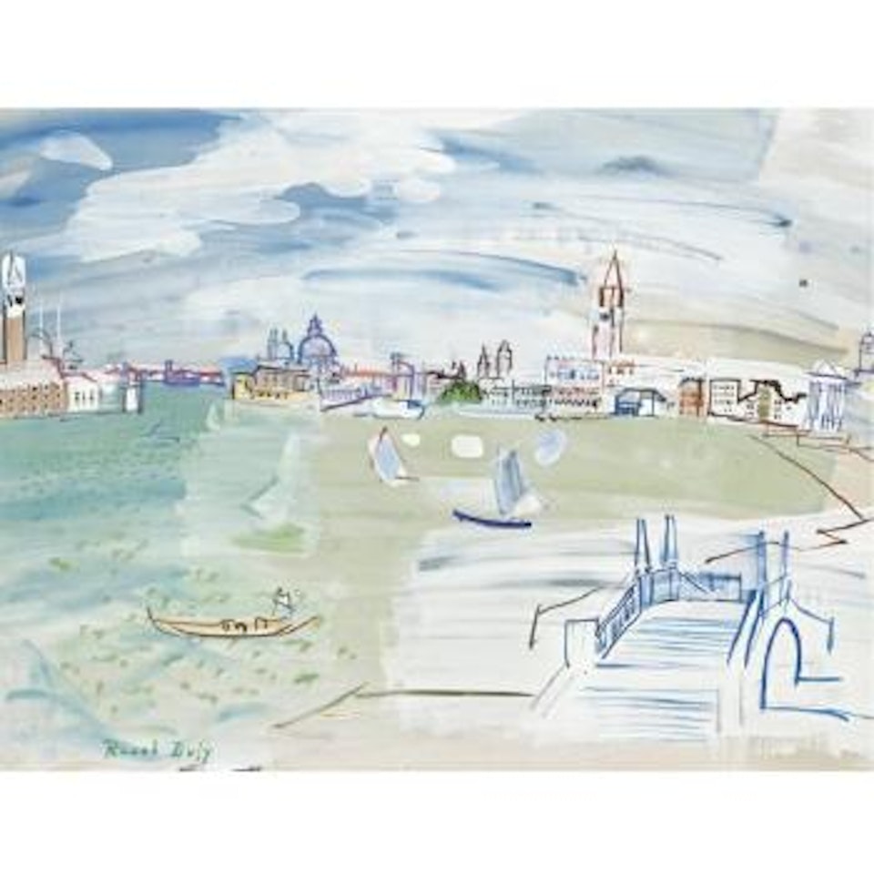 Venise, Le Quai Des Esclavons by Raoul Dufy