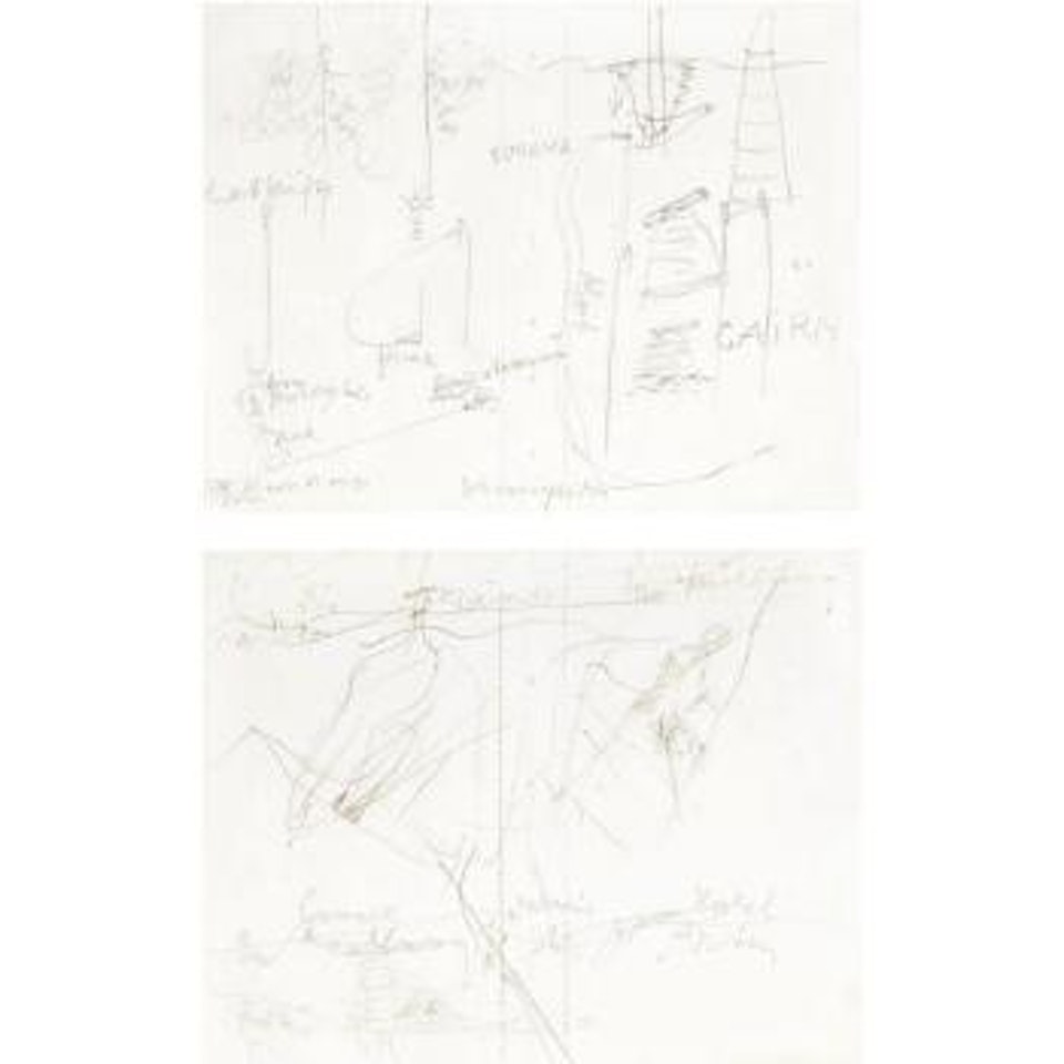 Untitled (Partiture Dell'intervista Con Germano Celant) (I & II) by Joseph Beuys