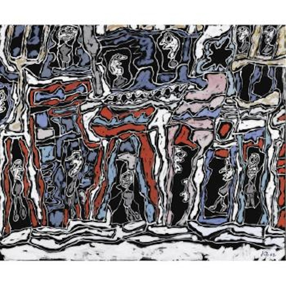 Paris Plaisir III by Jean Dubuffet