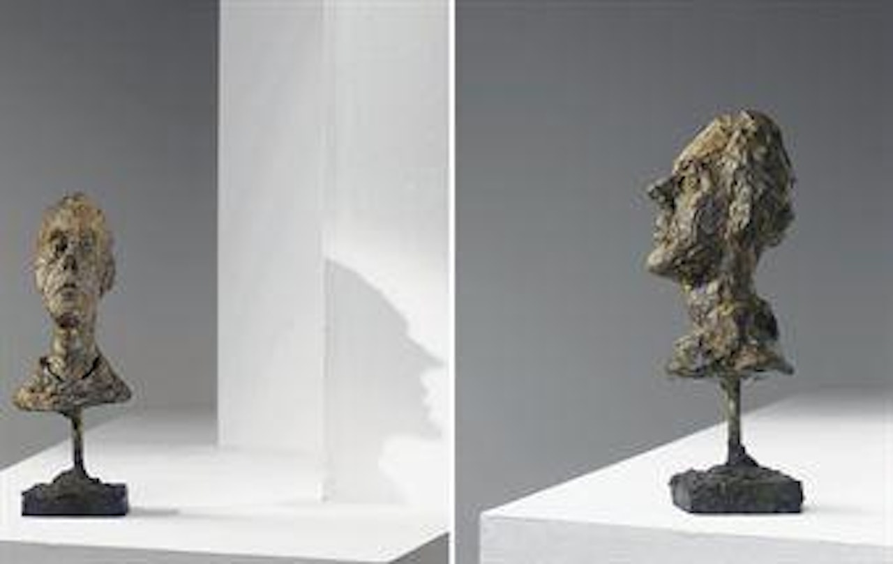 Buste De Diego Sur Tige by Alberto Giacometti