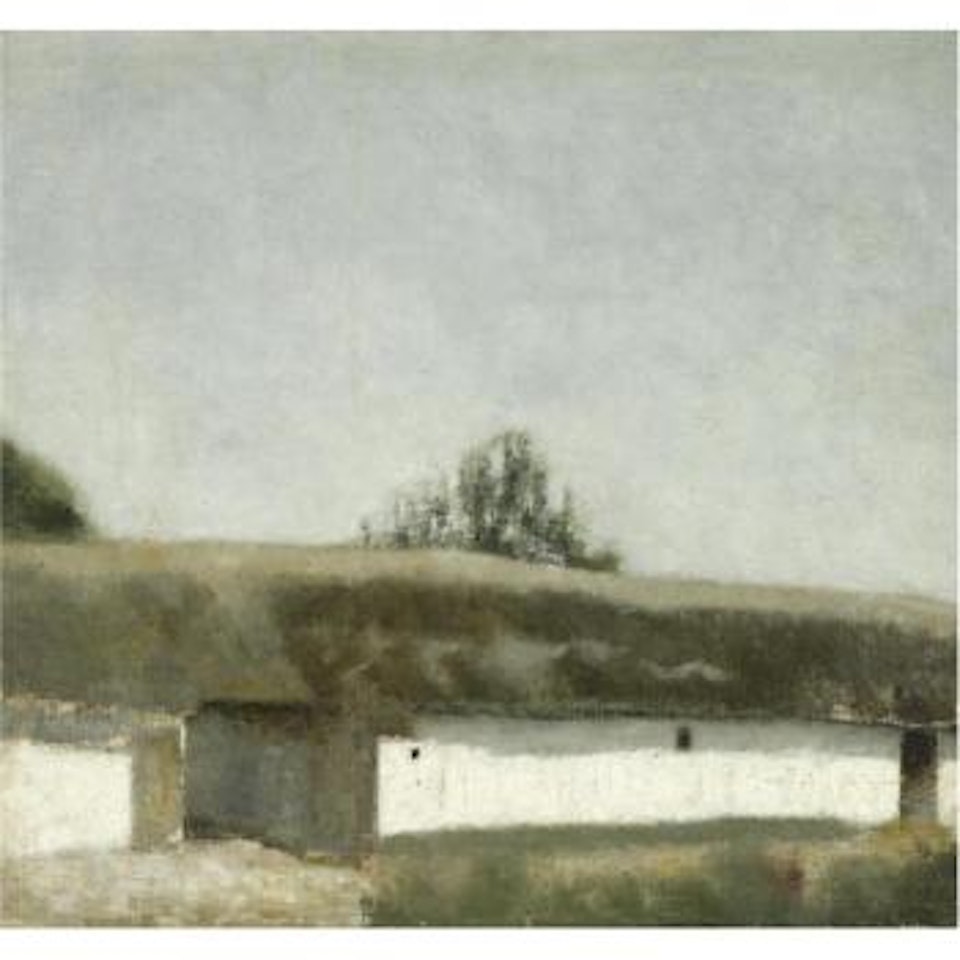 Landskab Med Bondegård (Landscape With Farm) by Vilhelm Hammershoi