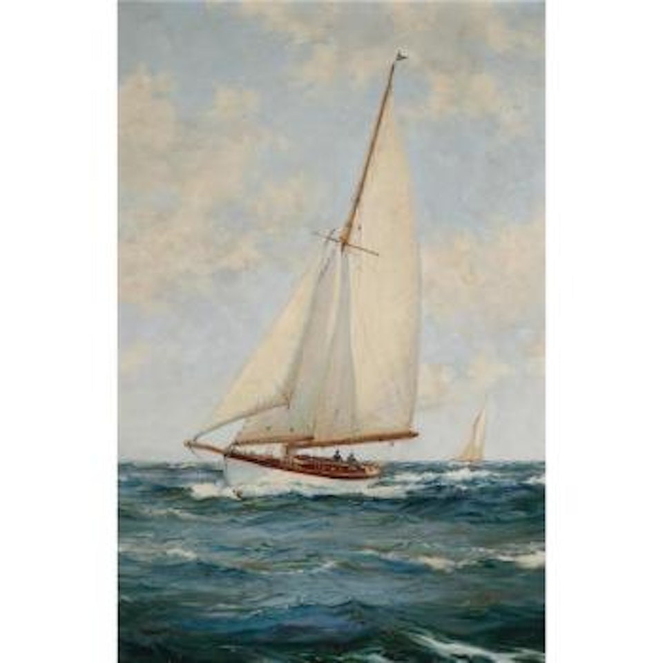 Stretch To Seaward by Montague Dawson