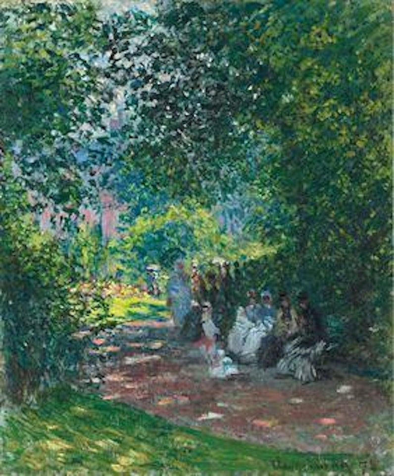 Au Parc Monceau by Claude Monet