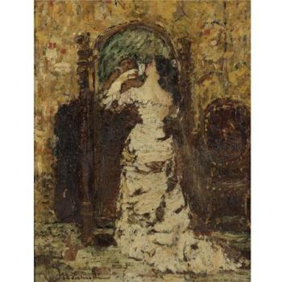 Preparing For The Soiree by Adolphe Monticelli