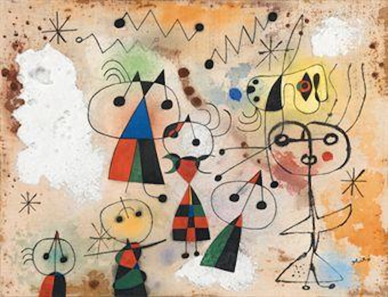 Peinture (Femme se poudrant) by Joan Miró