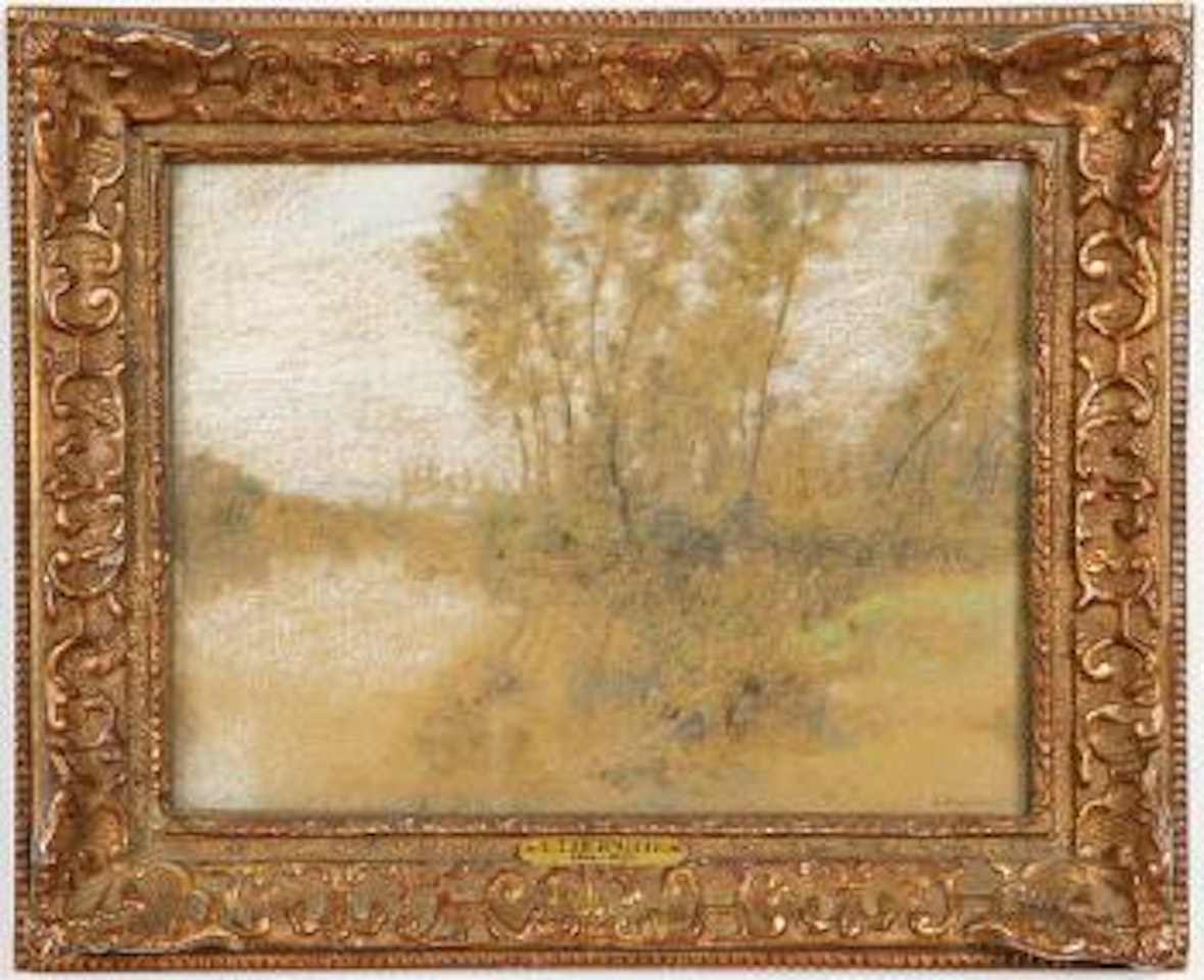 Early spring by Léon Augustin Lhermitte