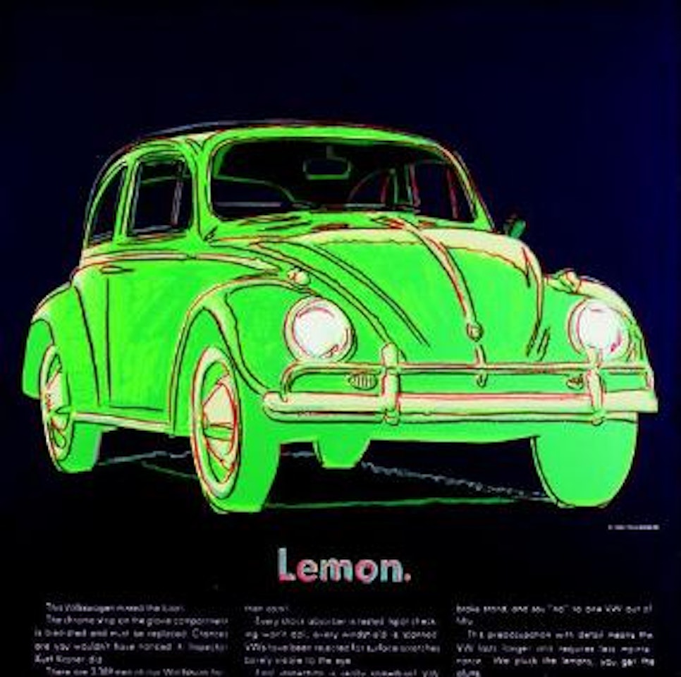 Ads: Volkswagen by Andy Warhol