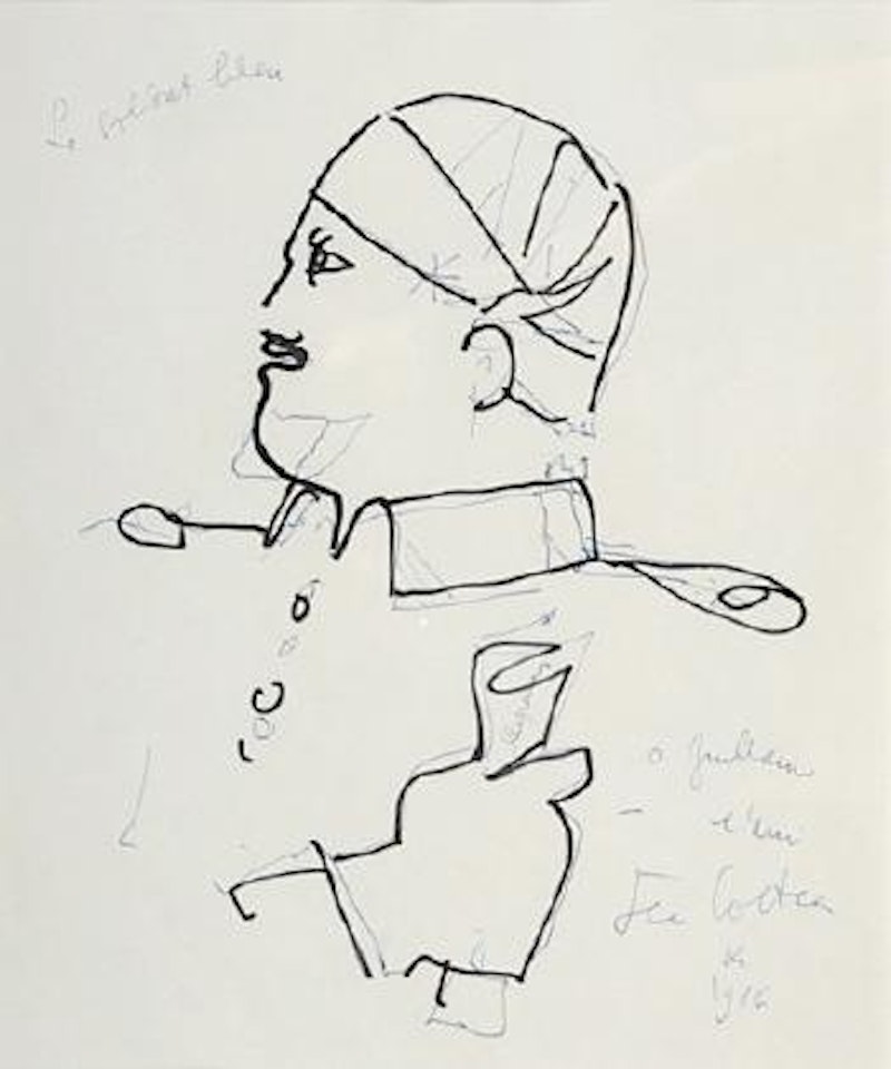 Le soldat bleu - 1916 by Jean Cocteau
