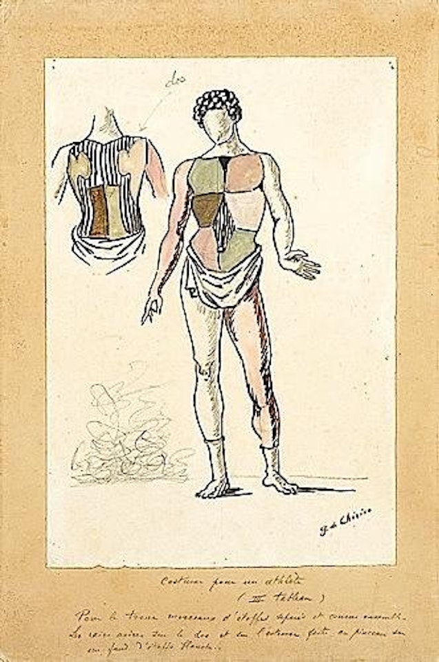 Costume pour un athlète (III tableau) by Giorgio de Chirico