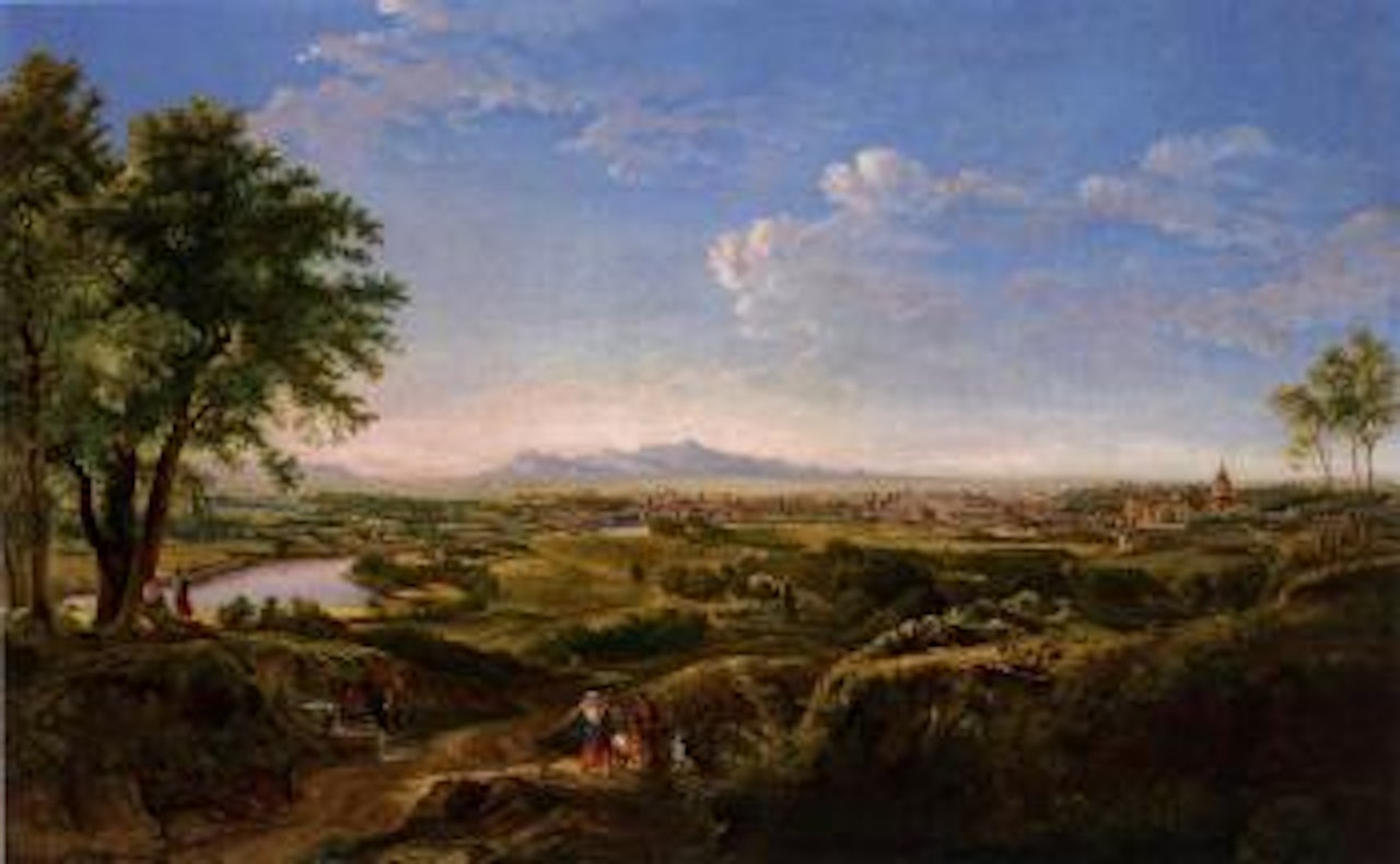 View of Rome from the Monte Mario by Italian School