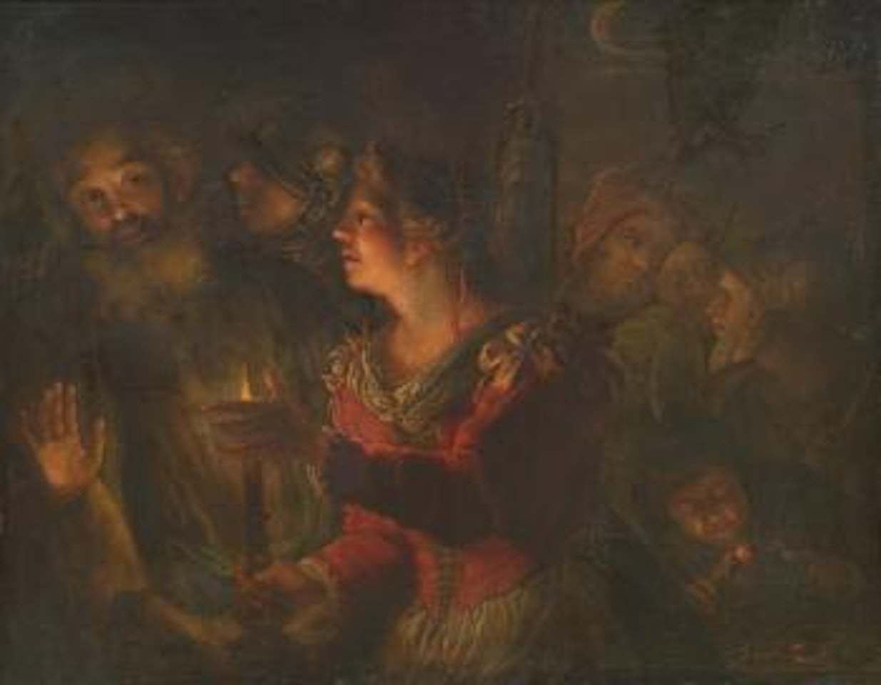 Pietro rinnega Cristo by Caravaggio