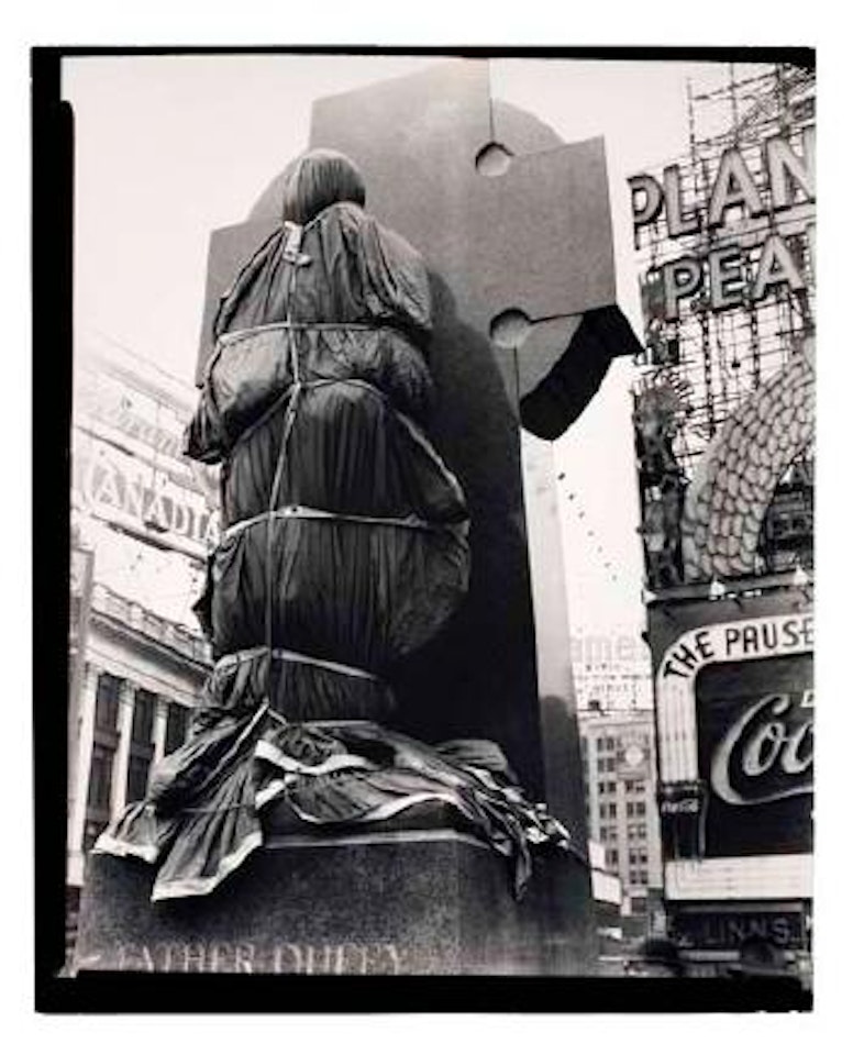 Father Duffy, Times Square by Berenice Abbott