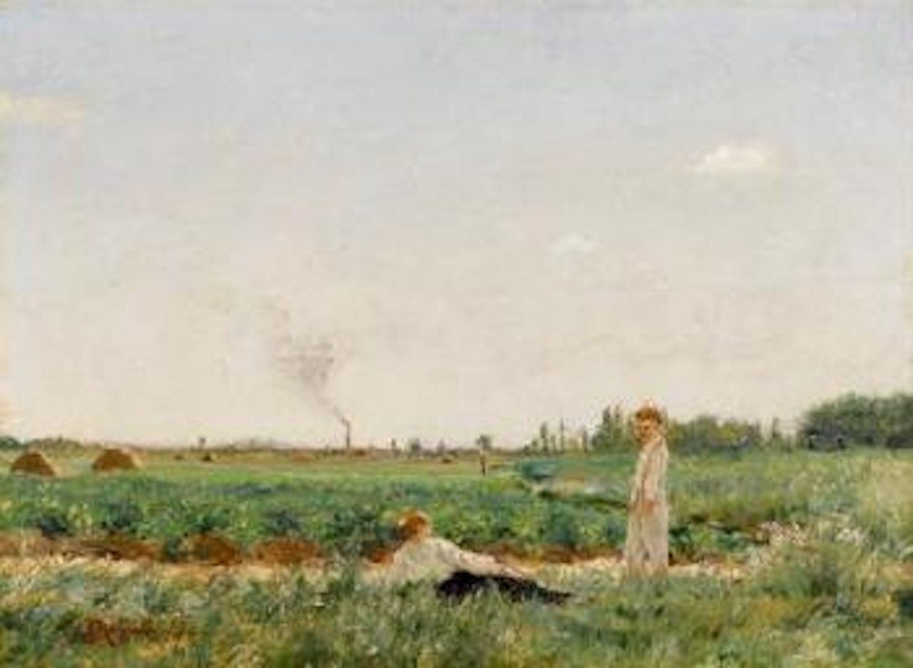 The outskirts of Lyons by Jean Francois Raffaelli