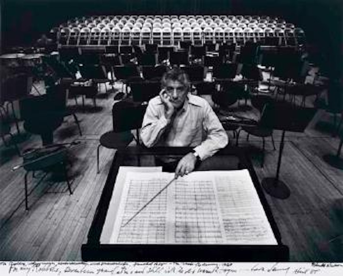 Leonard Bernstein, New York City by Arnold Newman