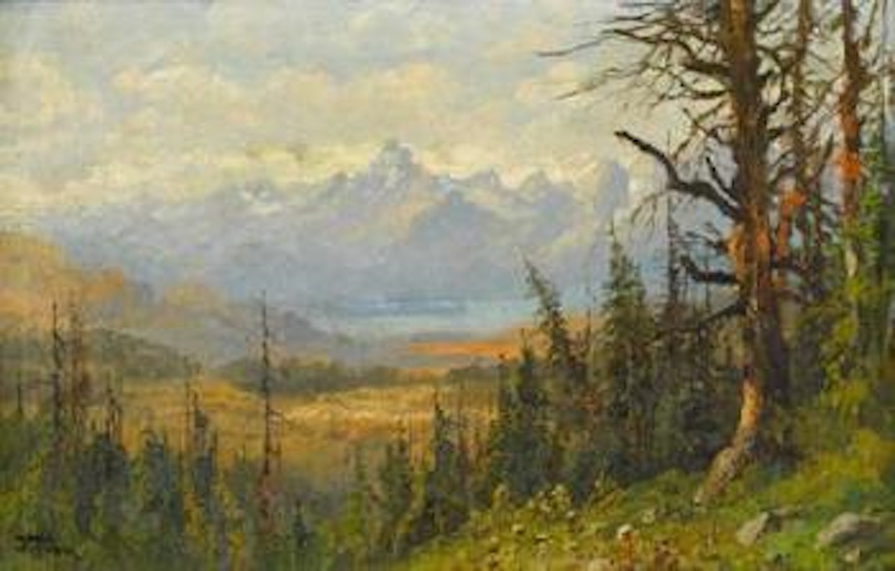 Teton Mountains, Wyoming by John Fery