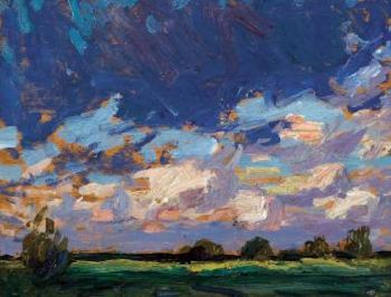 Storm clouds passing by Arthur Lismer