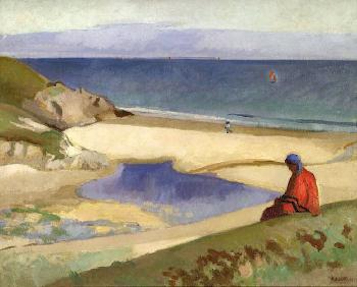 Strand in der Bretagne by Paul Basilius Barth