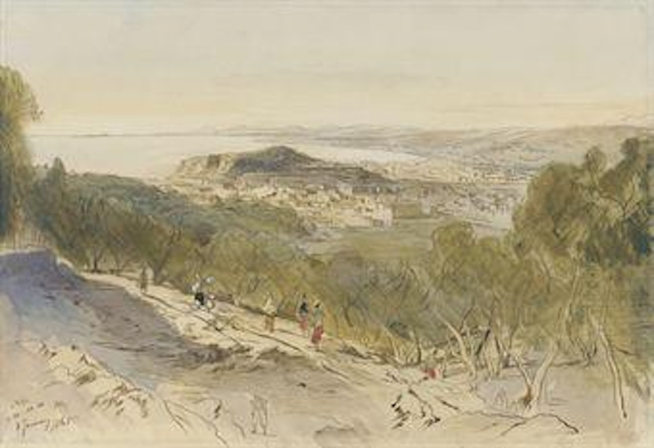 A view of Nice by Edward Lear