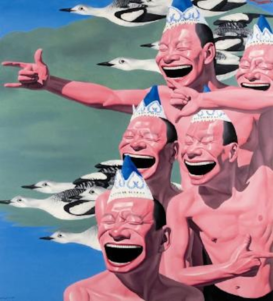 Untitled by Yue Minjun