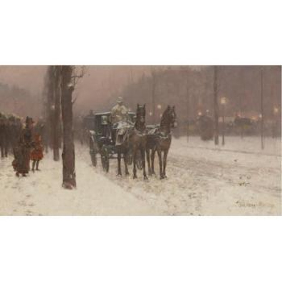 Paris, Winter Day by Childe Hassam