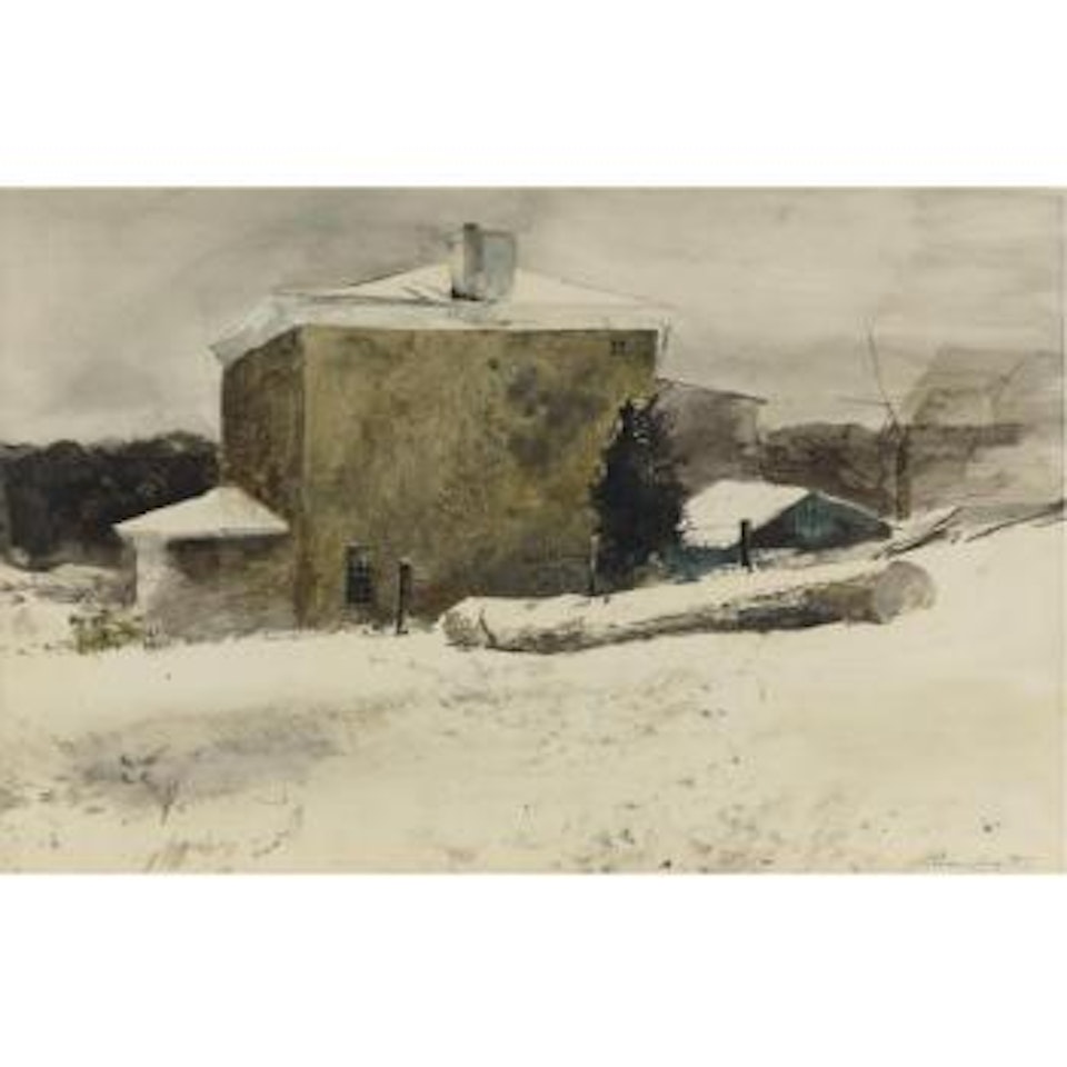 Firewood (Study For Groundhog Day) by Andrew Wyeth