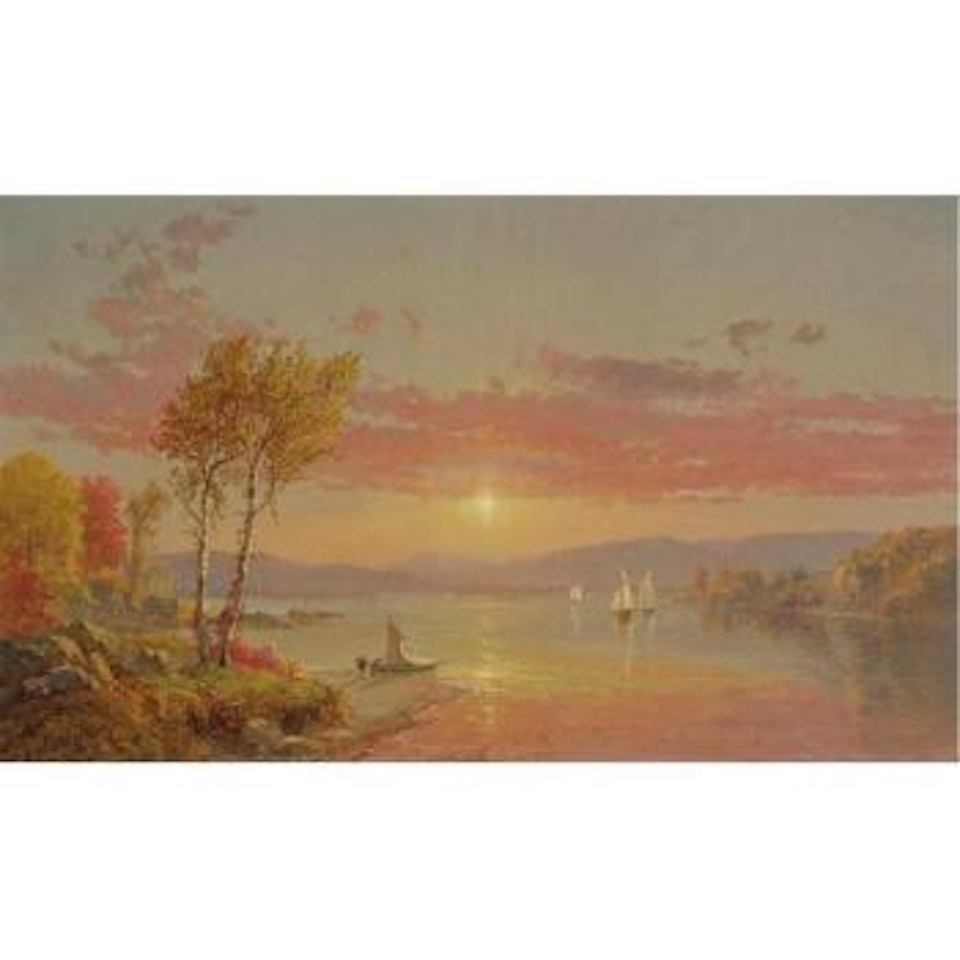 Sailing On The Lake (Greenwood Lake) by Jasper Francis Cropsey