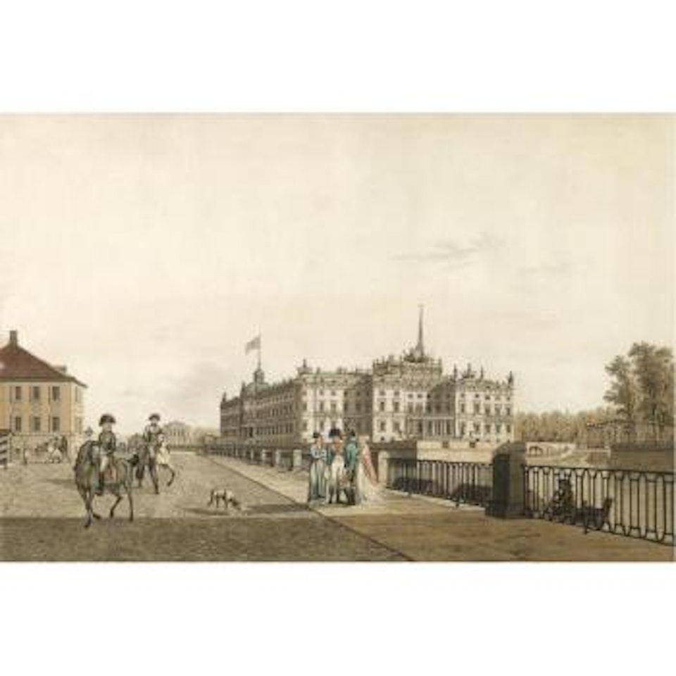 A View Of The Mikhailovsky Palace From The Garden by Gabriel LoryI
