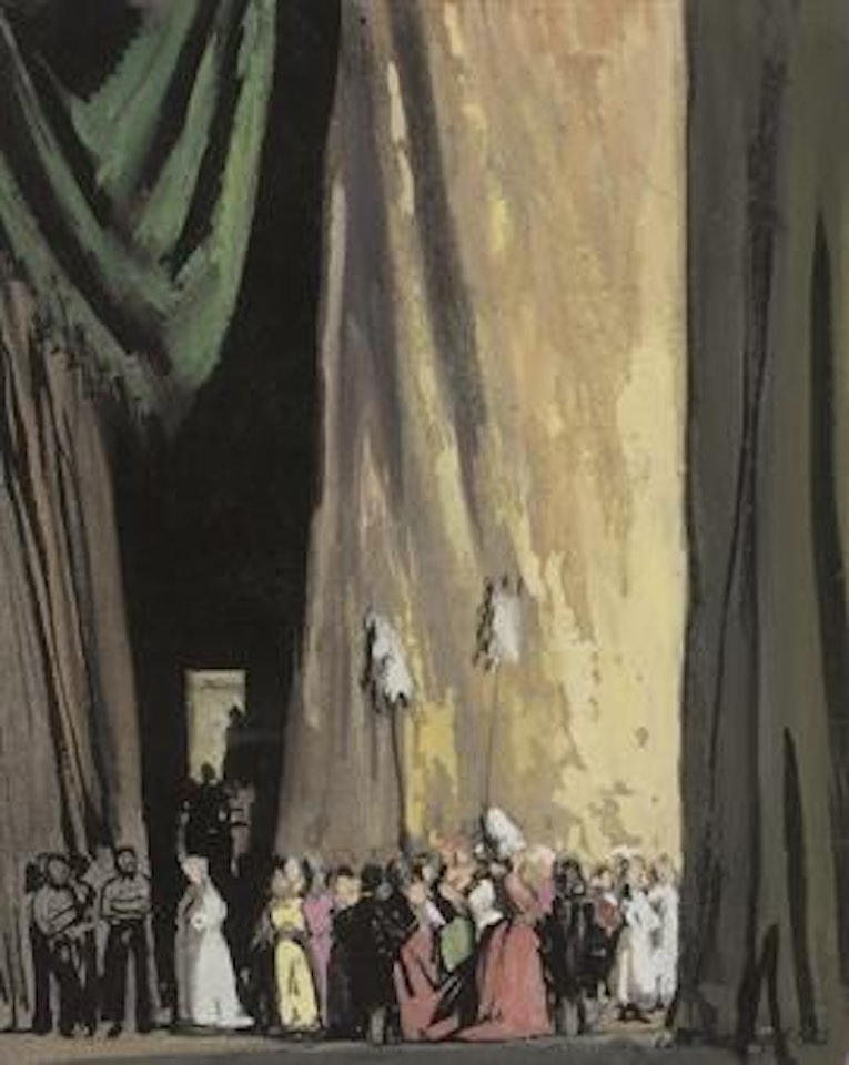 Curtain call by Laura Knight