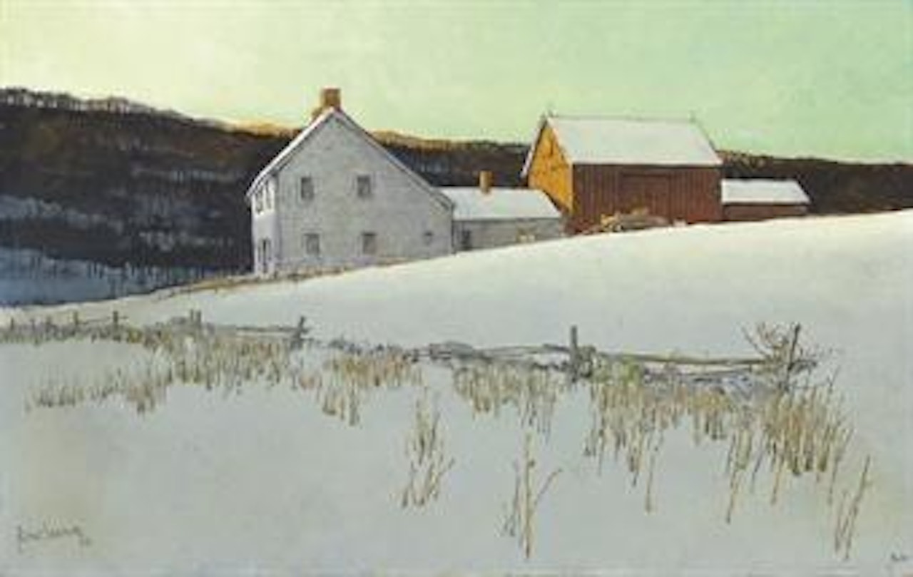New England Sunset by Eric Sloane