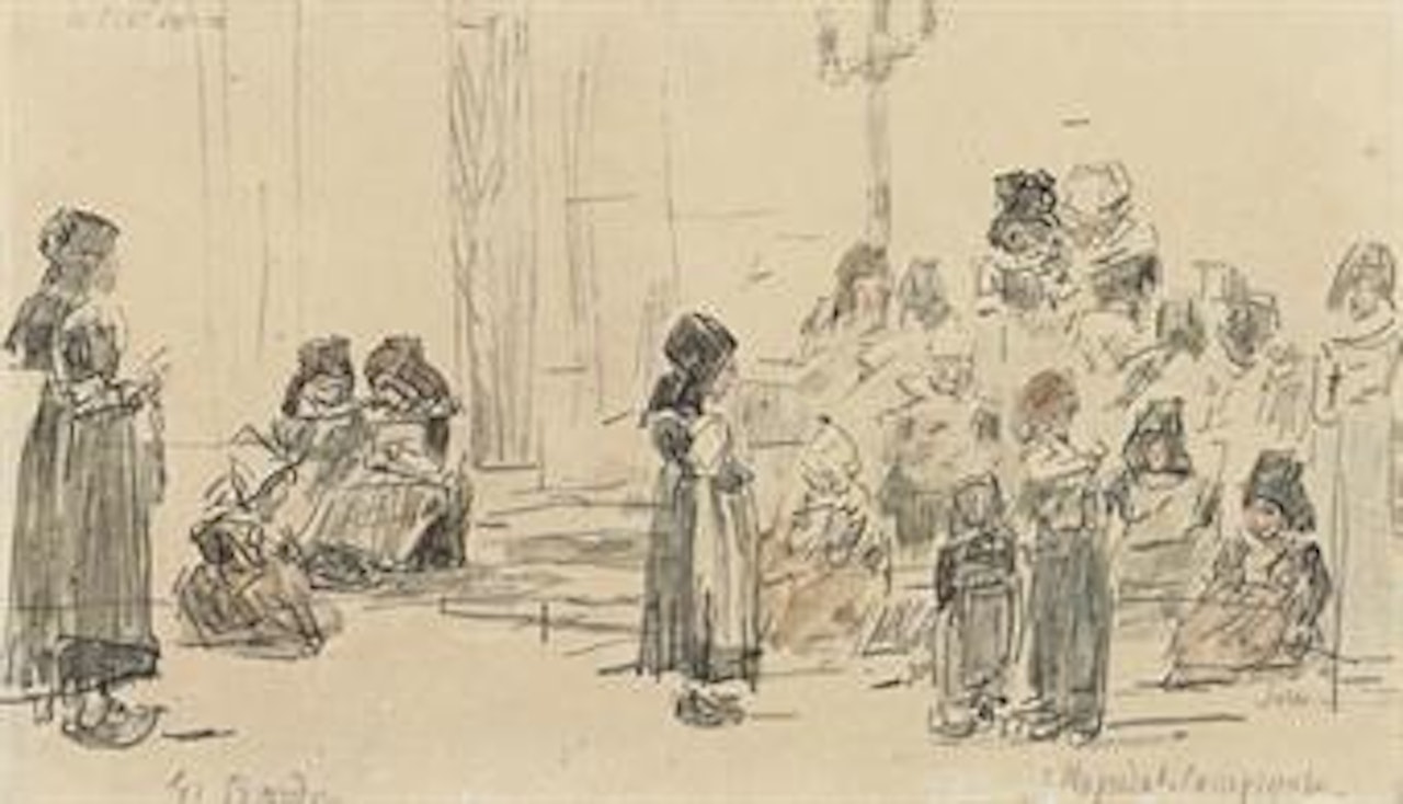 L'Hôpital Camfrout by Eugène Boudin