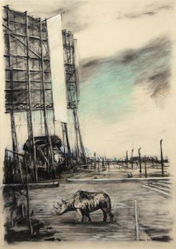 Rhino by William Kentridge
