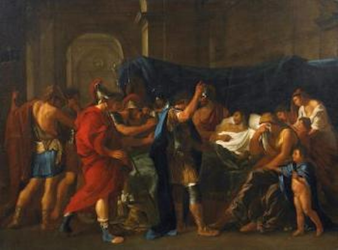 The death of Germanicus by Nicolas Poussin