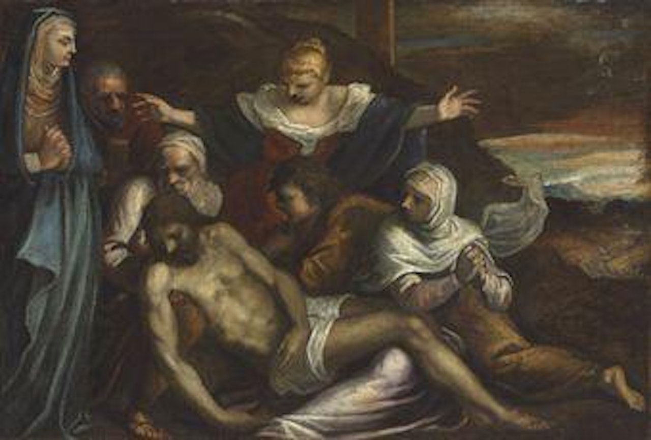 The Deposition by Jacopo Palma il Giovane