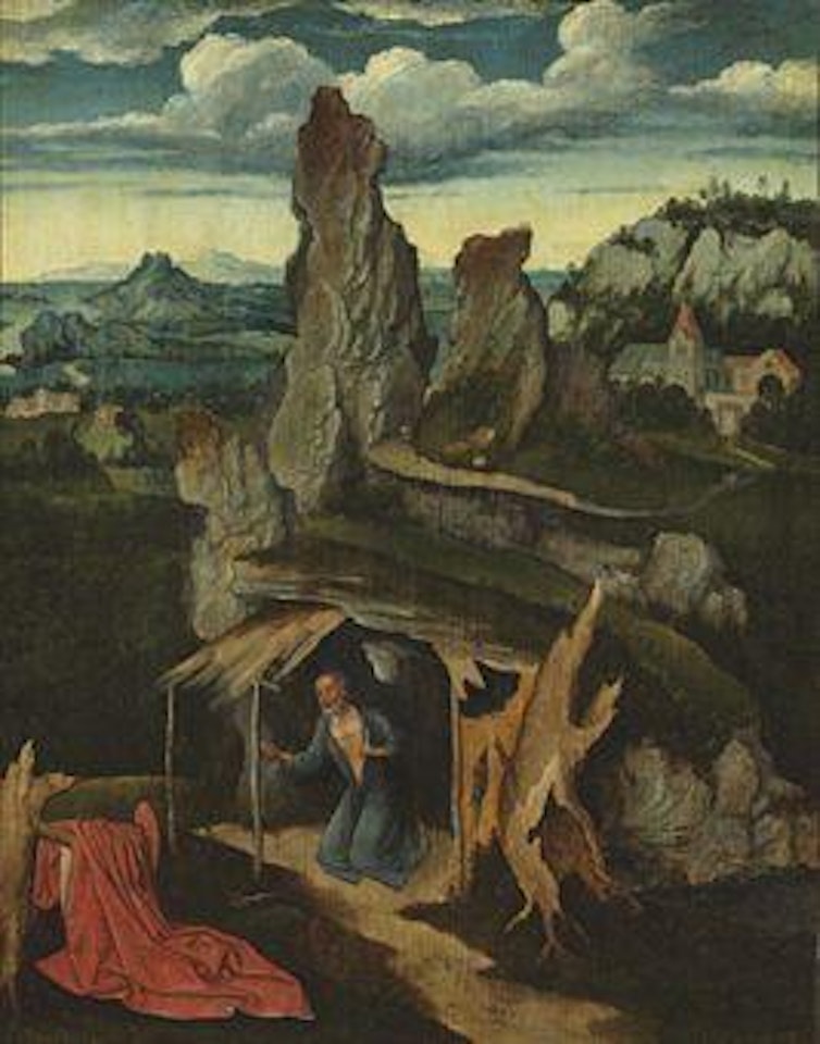 Saint Jerome in the Wilderness by Joachim Patenier