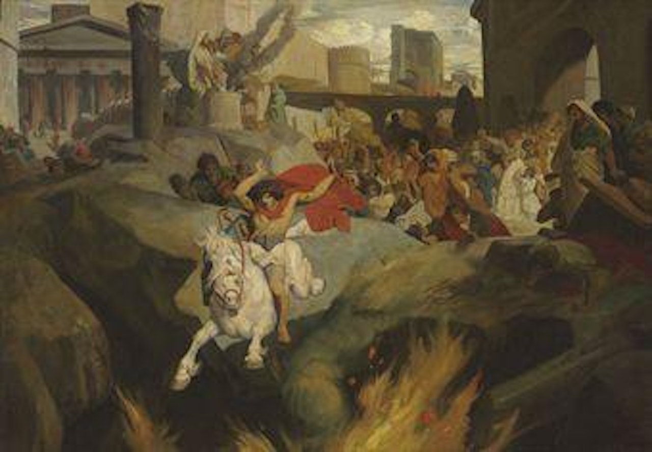 Le Saut de Mettius Curtius by Jean Léon Gérome