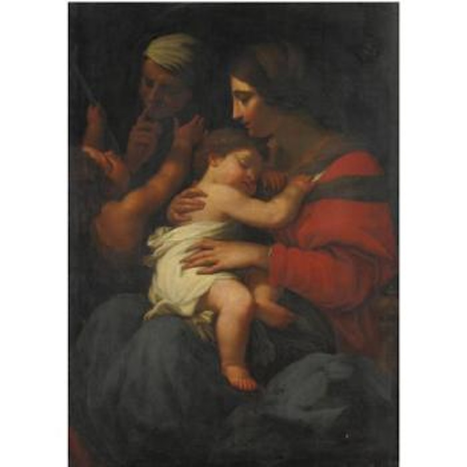 Madonna Con Bambino, Sant'anna e San Giovannino by Roman School