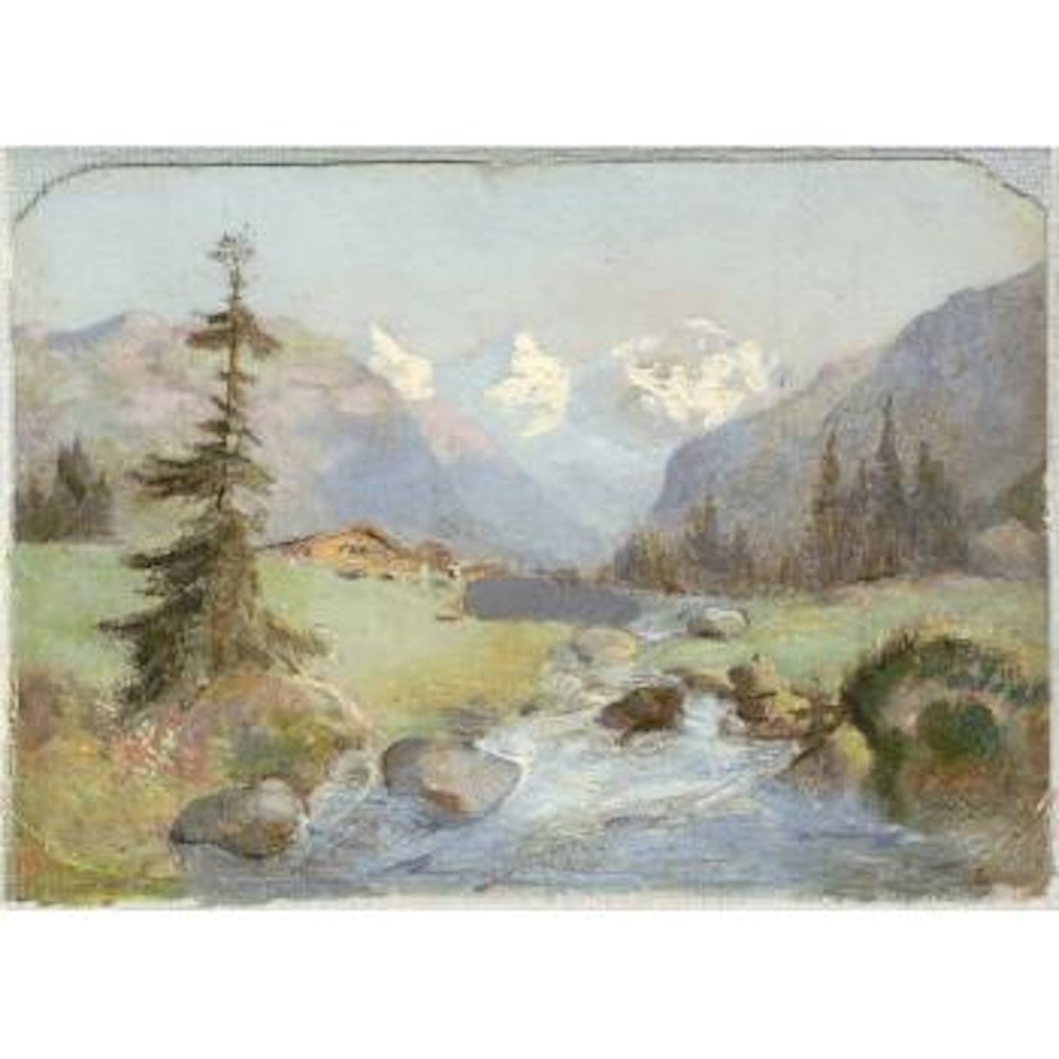Lauterbrunnental Mit Jungfrau by Ferdinand Hodler