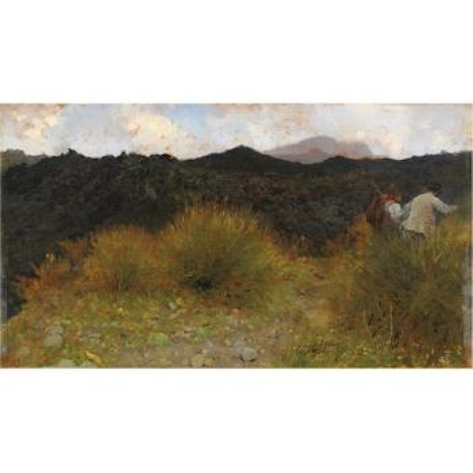 Ritorno Dal Vesuvio by Giuseppe de Nittis