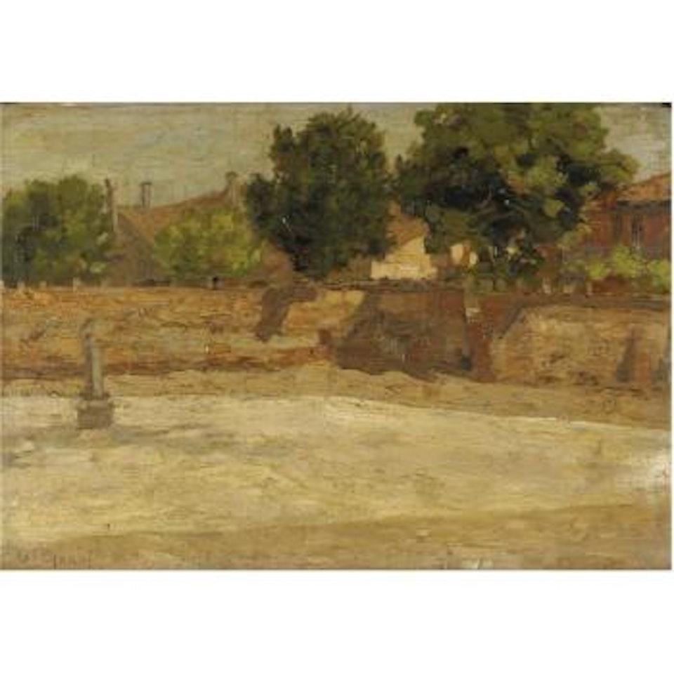 Campiello Alla Giudecca by Guglielmo Ciardi