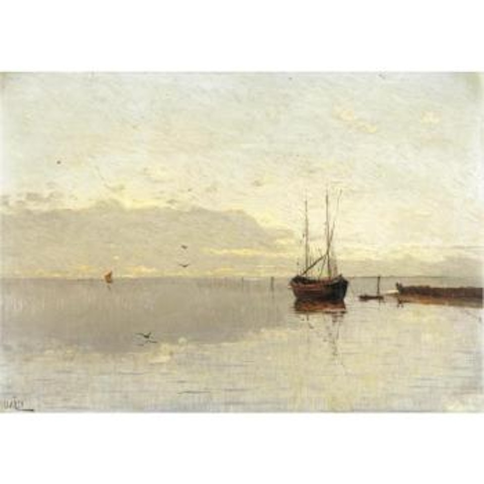 Alba In Laguna by Guglielmo Ciardi