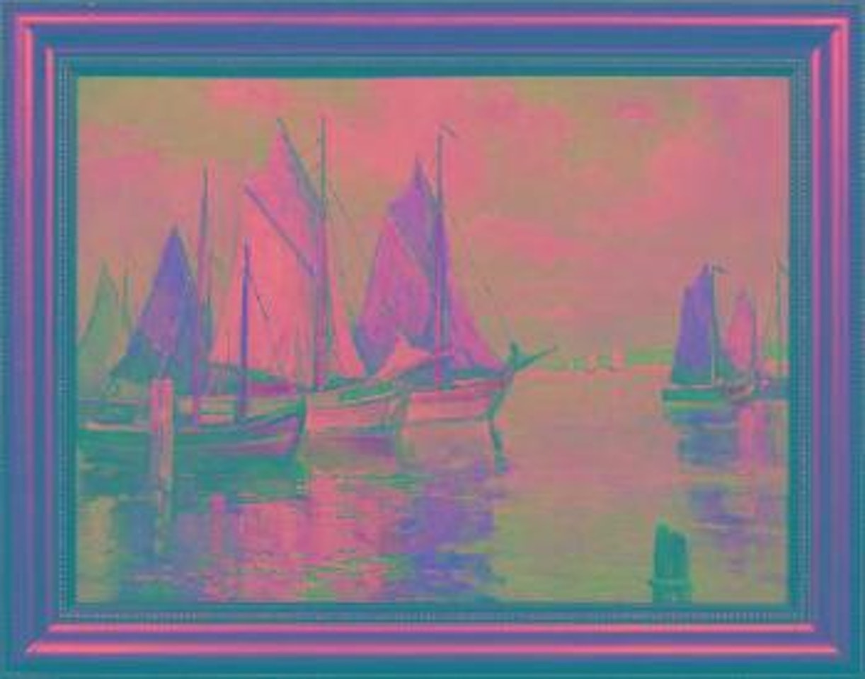Sailboats at the pier by Hayley Lever