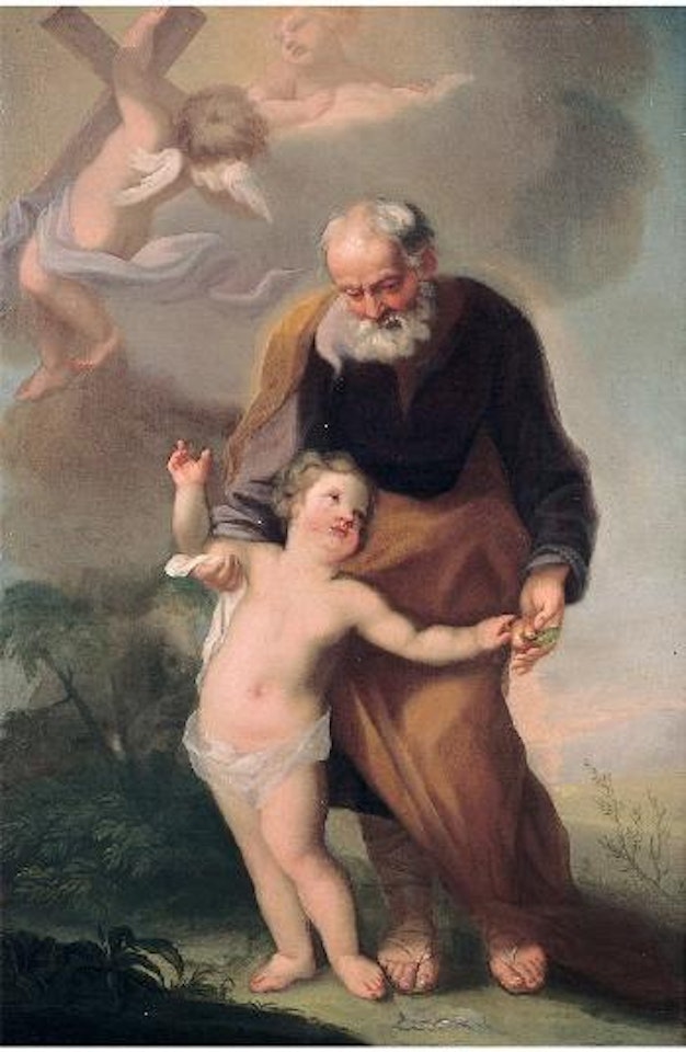 San Giuseppe col Bambino by Francesco Zuccarelli