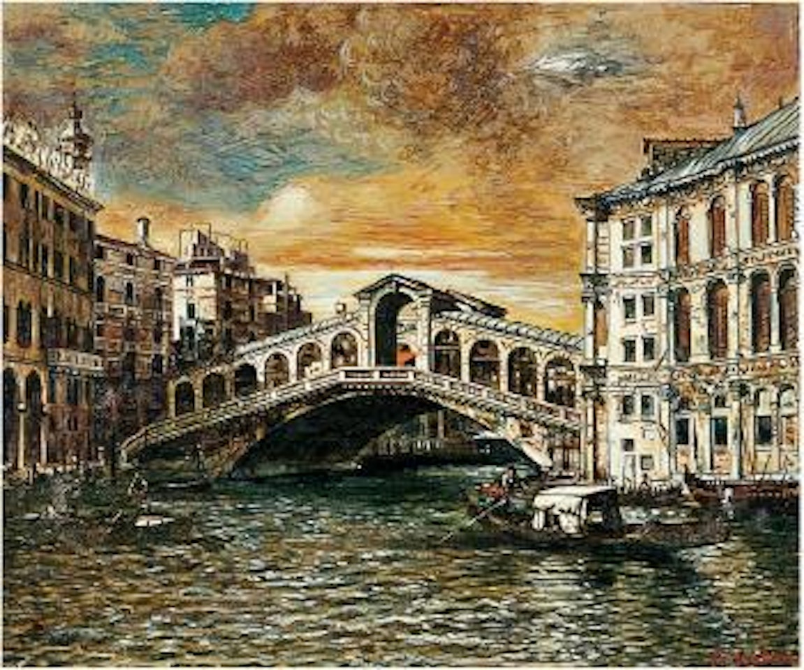 Venezia - Ponte di Rialto by Giorgio de Chirico