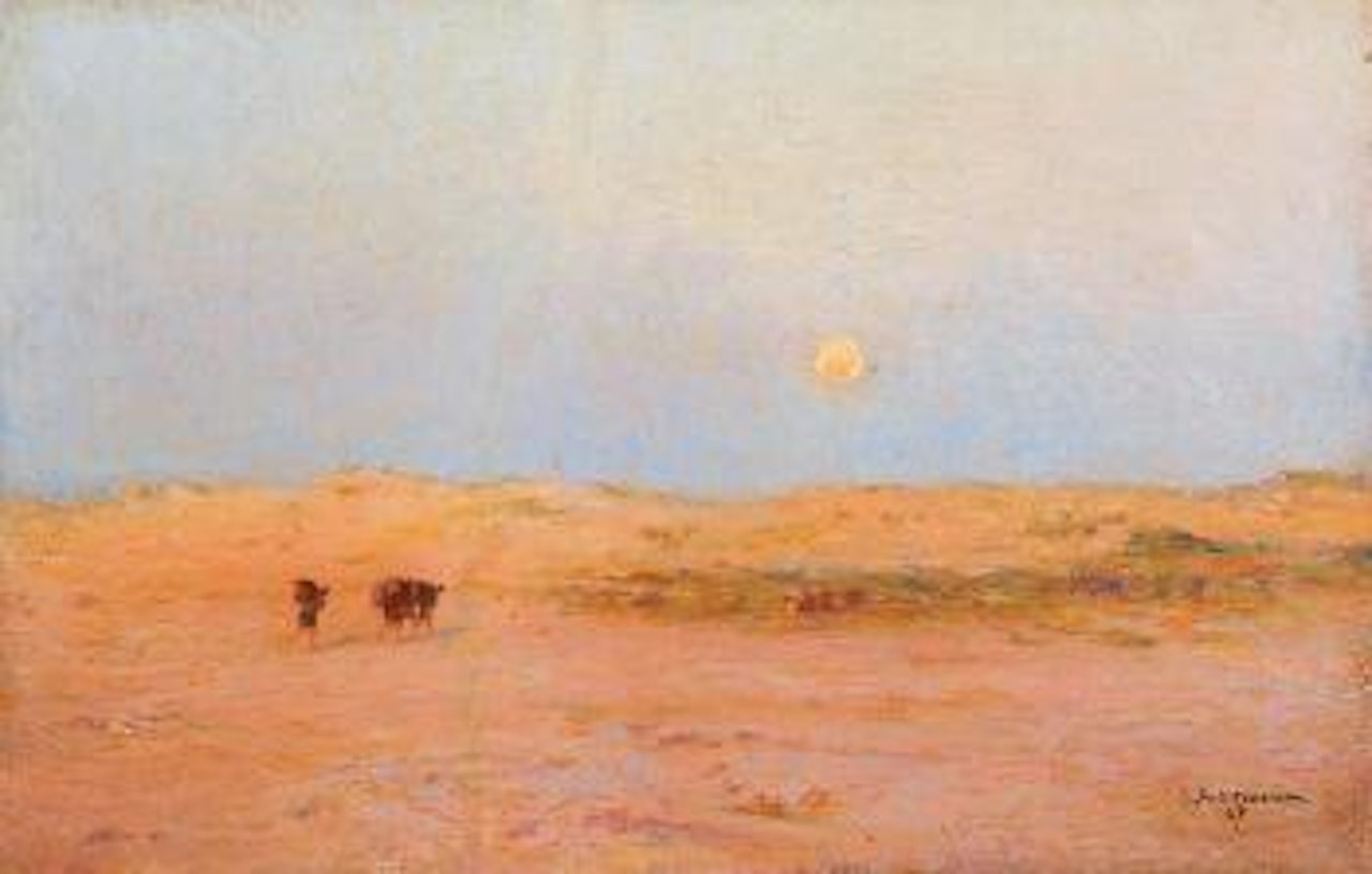 Le retour des pêcheurs à La Panne by Ivan Pavlovitch Pochitonov