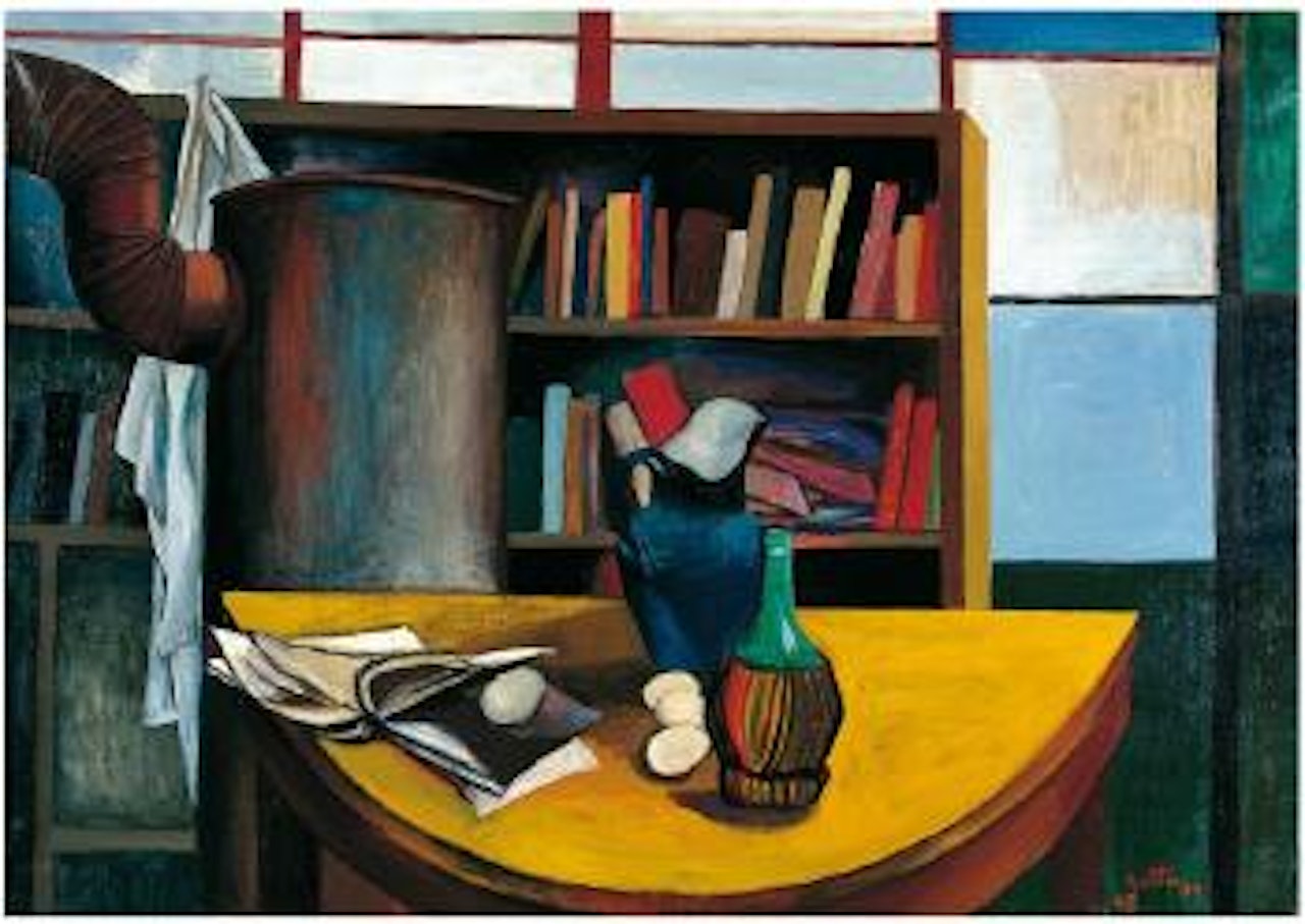 Interno con stufa by Renato Guttuso